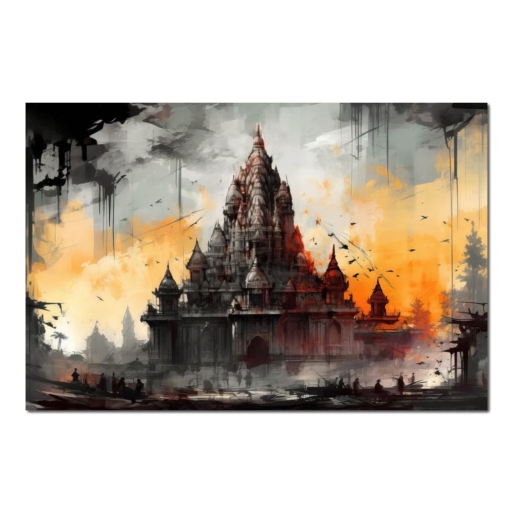 Sacred Architecture 2 HinduOmDesigns Poster / 30" x 20" Posters, Prints, & Visual Artwork hindu canvas wall art O2Q8WWK8