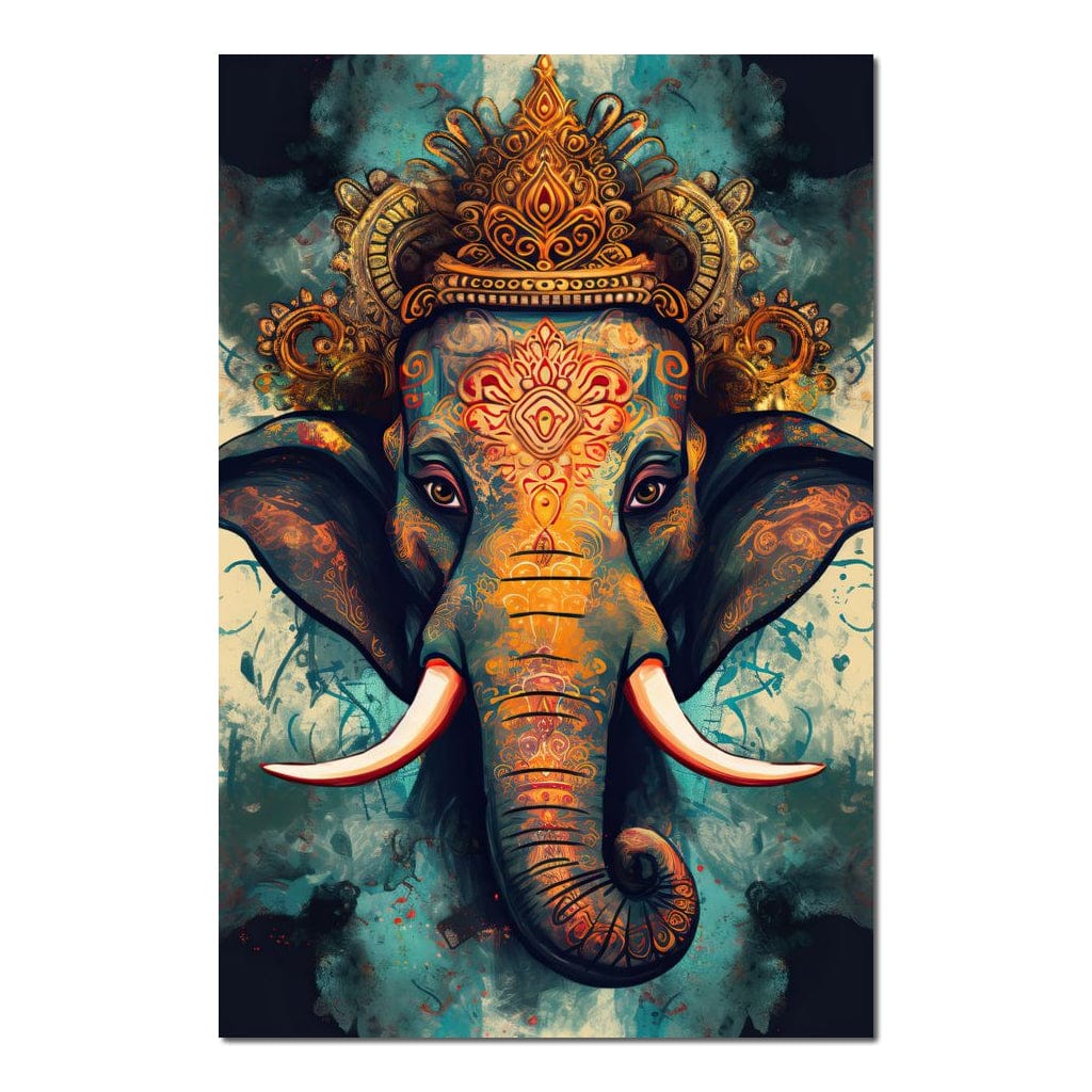 Master Ganesha HinduOmDesigns Poster / 20" x 30" Posters, Prints, & Visual Artwork hindu canvas wall art 3GCA0FXI