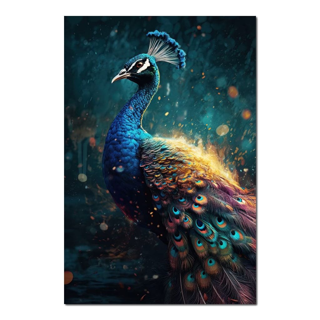 Peacock Majesty HinduOmDesigns Poster / 20" x 30" Posters, Prints, & Visual Artwork hindu canvas wall art 2S6G9KAT