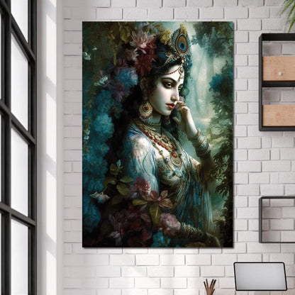 Lakshmi ( a revoir ) HinduOmDesigns Gallery Wrap / 20" x 30" Posters, Prints, & Visual Artwork hindu canvas wall art KFZNAQAX