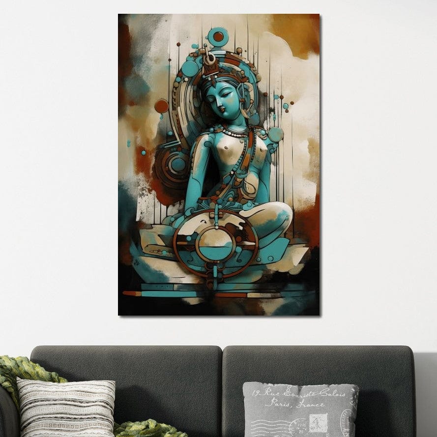 Hindu Goddess 5 HinduOmDesigns Gallery Wrap / 20" x 30" Posters, Prints, & Visual Artwork hindu canvas wall art 9JG2SJFE