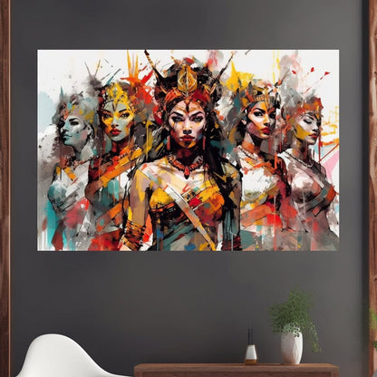 Navaratri Celebration HinduOmDesigns Gallery Wrap / 30" x 20" Posters, Prints, & Visual Artwork hindu canvas wall art RXFKMS3I