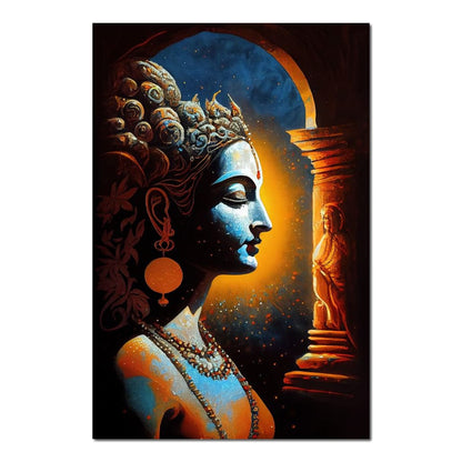 Krishna Temple HinduOmDesigns Poster / 20" x 30" Posters, Prints, & Visual Artwork hindu canvas wall art 66F1VCEI