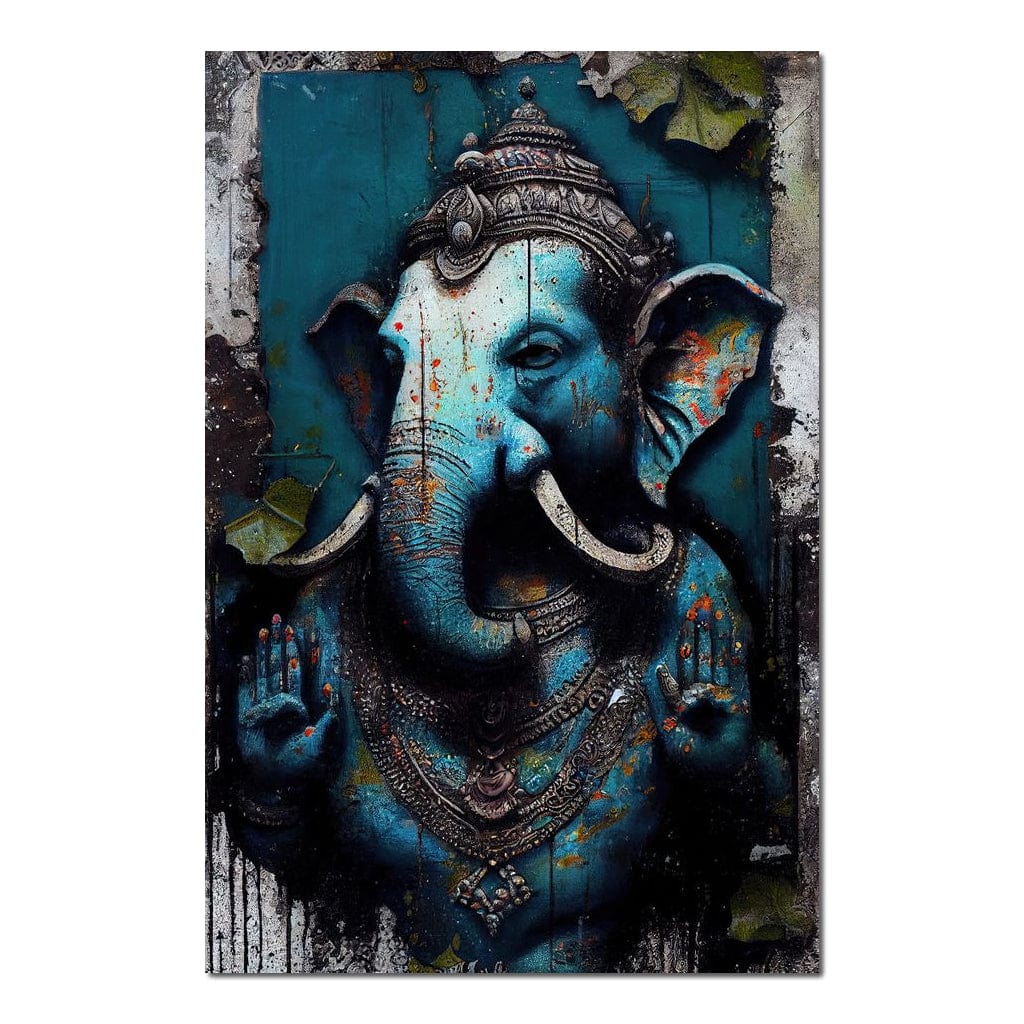 Wise Ganesha HinduOmDesigns Poster / 20" x 30" Posters, Prints, & Visual Artwork hindu canvas wall art 12XUEEVH