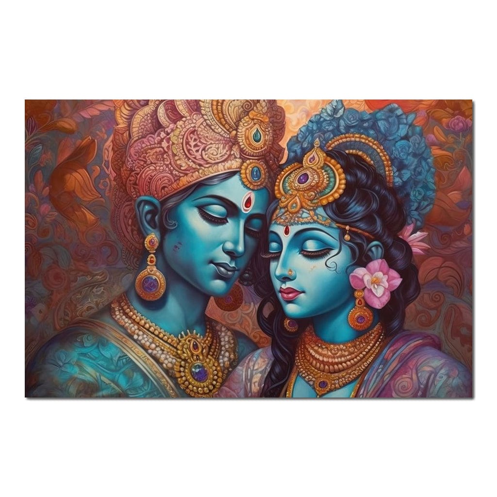 Radha's Love HinduOmDesigns Poster / 30" x 20" Posters, Prints, & Visual Artwork hindu canvas wall art 0HOMHYE8