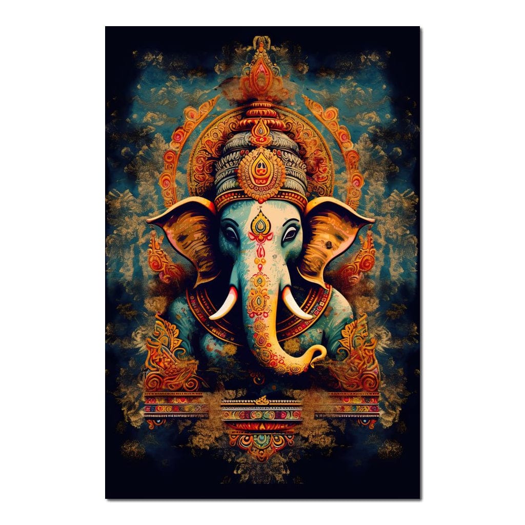 Tranquil Ganesha HinduOmDesigns Poster / 20" x 30" Posters, Prints, & Visual Artwork hindu canvas wall art CM98K6JX