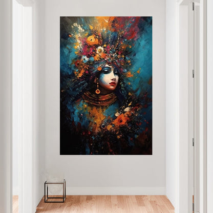 Hindu Goddess 6 HinduOmDesigns Gallery Wrap / 20" x 30" Posters, Prints, & Visual Artwork hindu canvas wall art TLLB7ZTJ