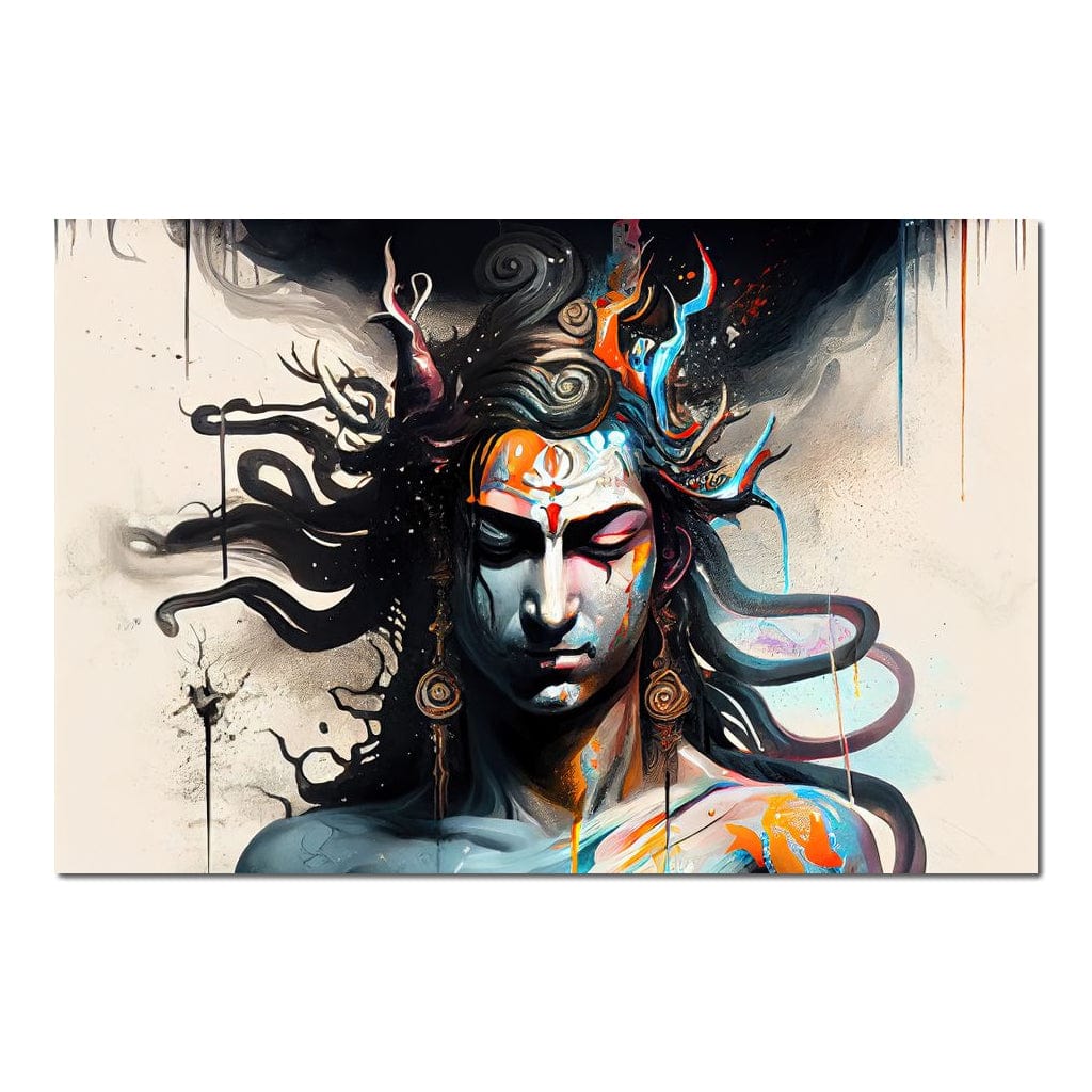 Sacred Shiva HinduOmDesigns Poster / 30" x 20" Posters, Prints, & Visual Artwork hindu canvas wall art X9WQ6765