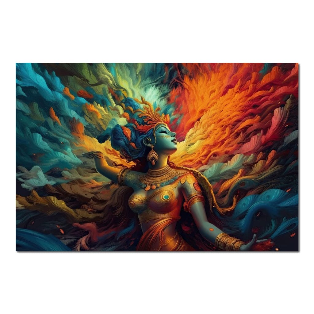 Spiritual Krishna HinduOmDesigns Poster / 30" x 20" Posters, Prints, & Visual Artwork hindu canvas wall art UUOWJSOJ