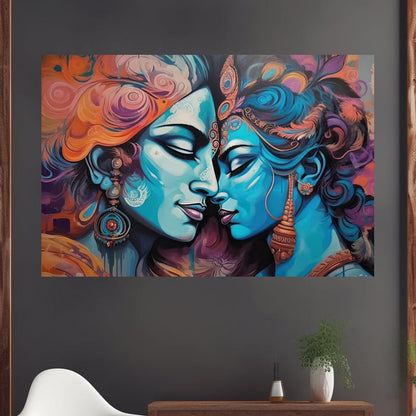 Soulmates HinduOmDesigns Gallery Wrap / 30" x 20" Posters, Prints, & Visual Artwork hindu canvas wall art WFNEUUGC