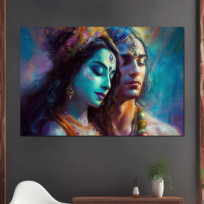 Love's Radiance HinduOmDesigns Gallery Wrap / 30" x 20" Posters, Prints, & Visual Artwork hindu canvas wall art DBHJNTBE