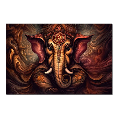 Ganapati HinduOmDesigns Poster / 30" x 20" Posters, Prints, & Visual Artwork hindu canvas wall art T680VKT7