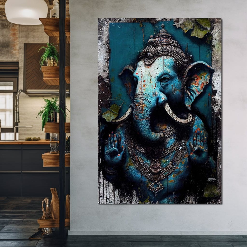 Wise Ganesha HinduOmDesigns Gallery Wrap / 20" x 30" Posters, Prints, & Visual Artwork hindu canvas wall art 6AJFW3KY