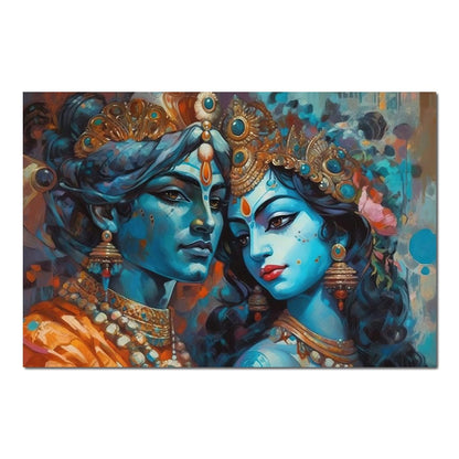 Divine Romance HinduOmDesigns Poster / 30" x 20" Posters, Prints, & Visual Artwork hindu canvas wall art WRT4HEEB