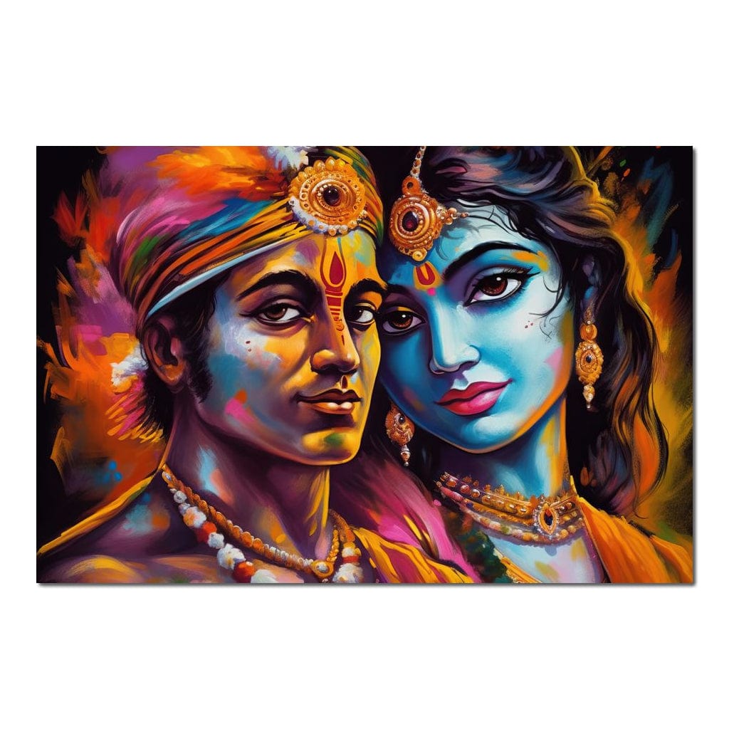 Divine Connection HinduOmDesigns Poster / 30" x 20" Posters, Prints, & Visual Artwork hindu canvas wall art G2WA9S7H