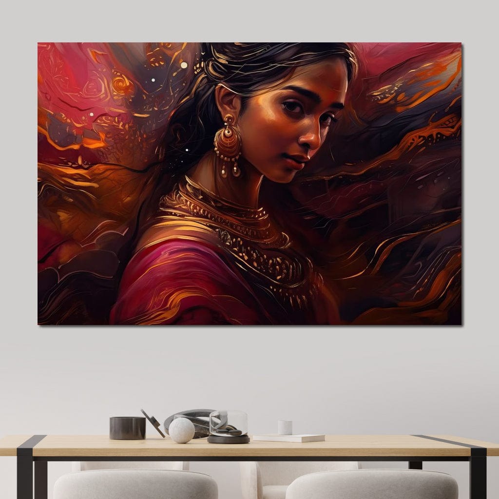 Peaceful Soul HinduOmDesigns Gallery Wrap / 30" x 20" Posters, Prints, & Visual Artwork hindu canvas wall art HVEZI1IY