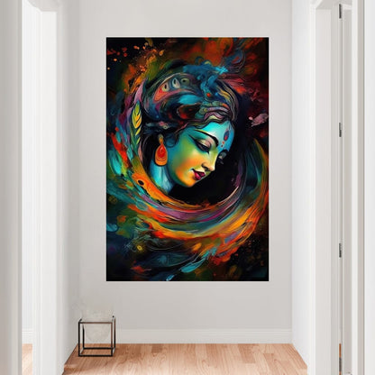 Hindu Goddess 4 HinduOmDesigns Gallery Wrap / 20" x 30" Posters, Prints, & Visual Artwork hindu canvas wall art 3L8RVEYL