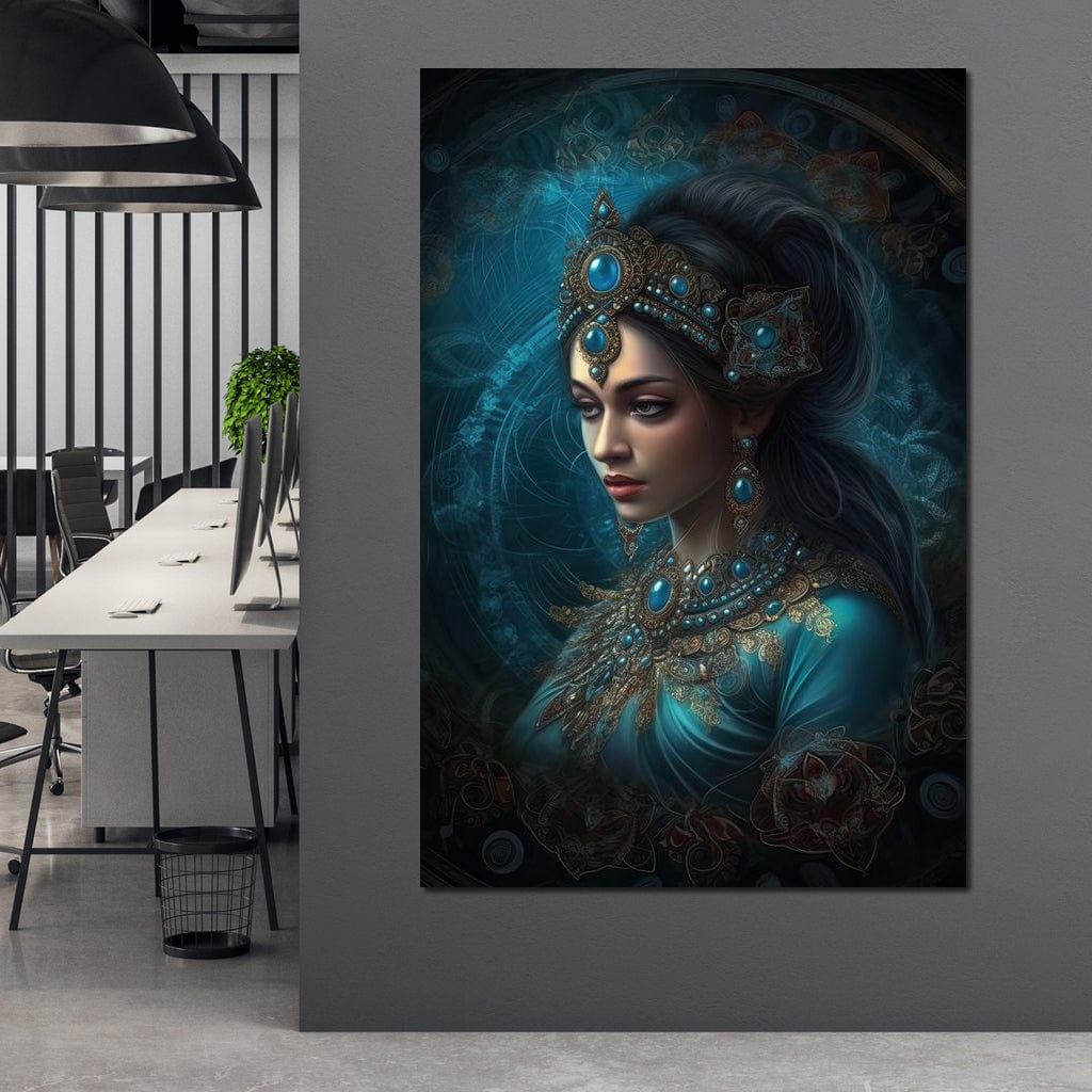 Hindu Goddess 2 HinduOmDesigns Gallery Wrap / 20" x 30" Posters, Prints, & Visual Artwork hindu canvas wall art 4LSZ1OVY