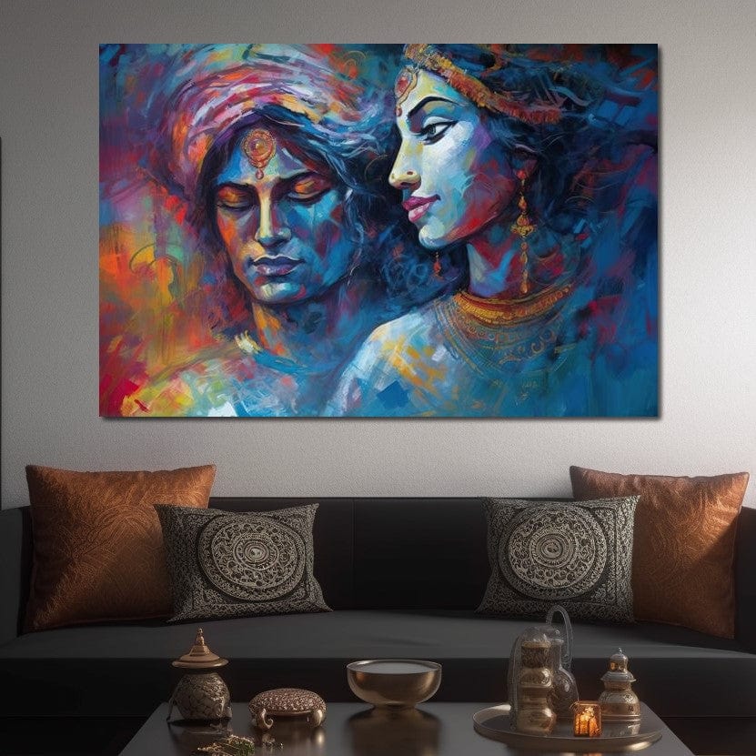 Sacred Union HinduOmDesigns Gallery Wrap / 30" x 20" Posters, Prints, & Visual Artwork hindu canvas wall art Z4IJ1BG2