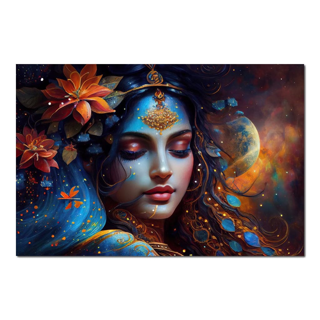 Radha's Aura HinduOmDesigns Poster / 30" x 20" Posters, Prints, & Visual Artwork hindu canvas wall art HHVV1UE5