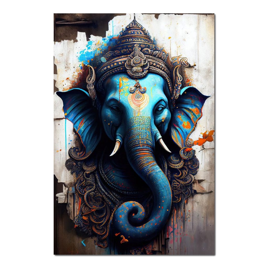 Ganesha's Wisdom HinduOmDesigns Poster / 20" x 30" Posters, Prints, & Visual Artwork hindu canvas wall art MDC7ZGEV