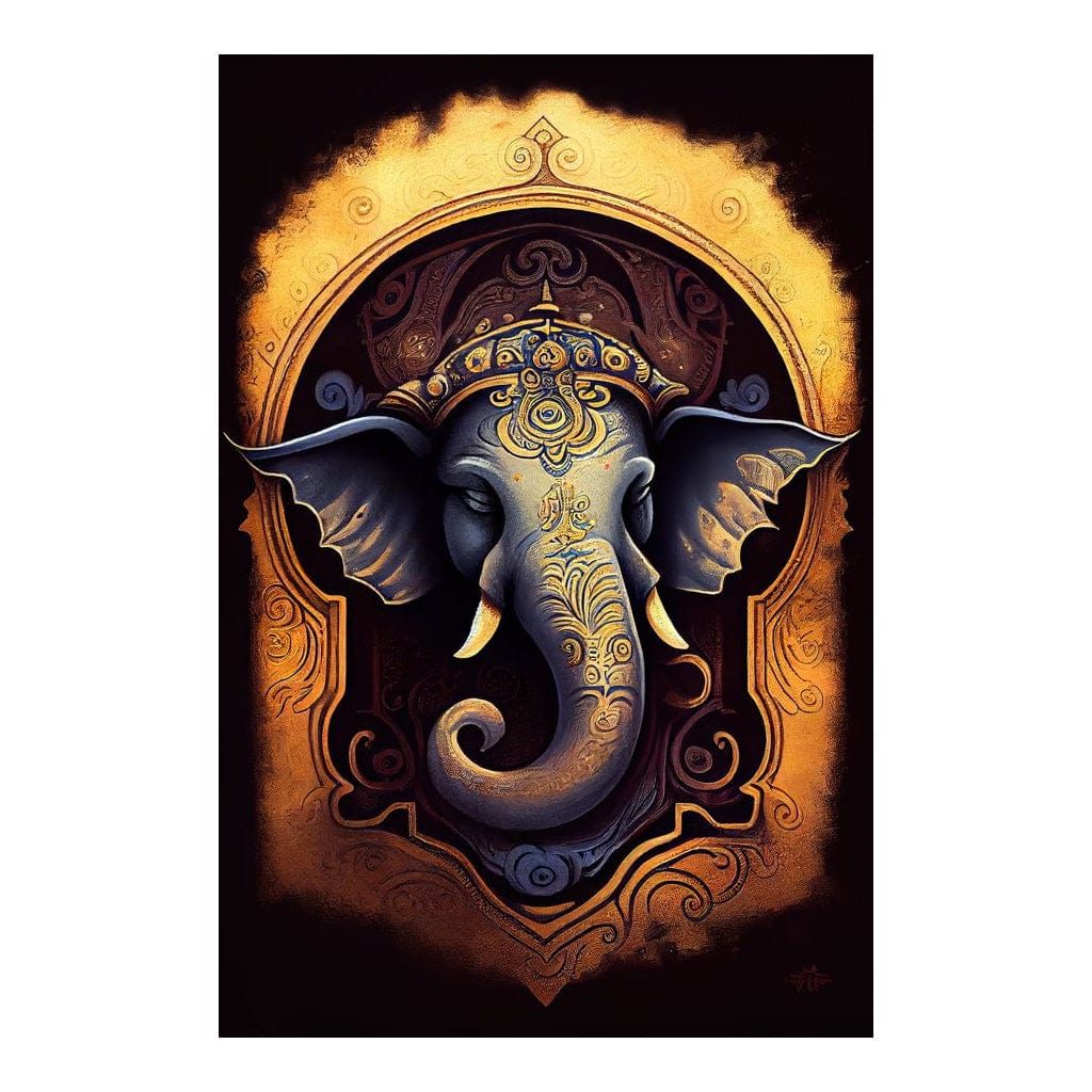 Lord of Prosperity HinduOmDesigns Poster / 20" x 30" Posters, Prints, & Visual Artwork hindu canvas wall art 0T39VHN0