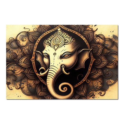 Blessing Lord Ganesh HinduOmDesigns Poster / 30" x 20" Posters, Prints, & Visual Artwork hindu canvas wall art DIBUEG6P