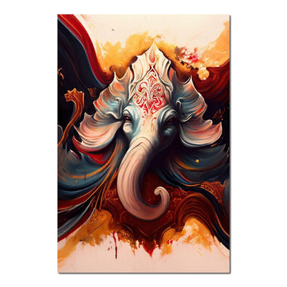 Artistic Ganesha HinduOmDesigns Poster / 20" x 30" Posters, Prints, & Visual Artwork hindu canvas wall art 3QGPZW63
