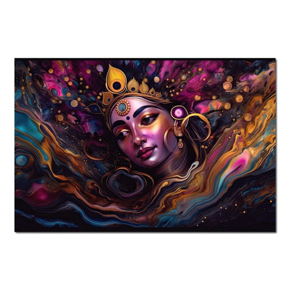 Divine Krishna HinduOmDesigns Poster / 30" x 20" Posters, Prints, & Visual Artwork hindu canvas wall art 021UFETP