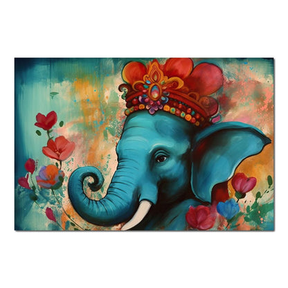 Ganesha's Charm HinduOmDesigns Poster / 30" x 20" Posters, Prints, & Visual Artwork hindu canvas wall art CTL1YB6B