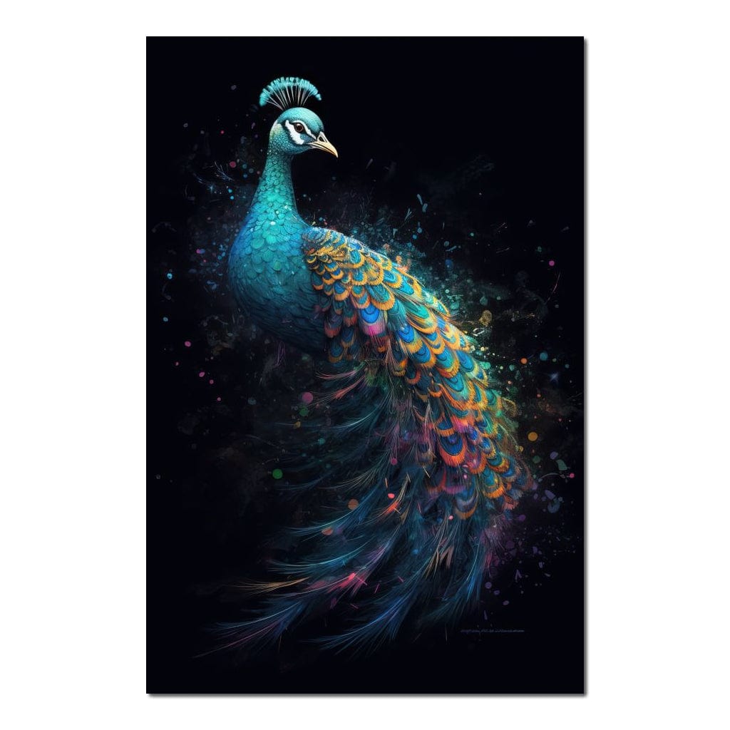 Peacock Splendor HinduOmDesigns Poster / 20" x 30" Posters, Prints, & Visual Artwork hindu canvas wall art 5UB7XYUM