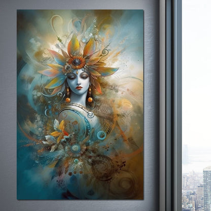 Hindu Goddess 8 HinduOmDesigns Gallery Wrap / 20" x 30" Posters, Prints, & Visual Artwork hindu canvas wall art 5JCF0MFC