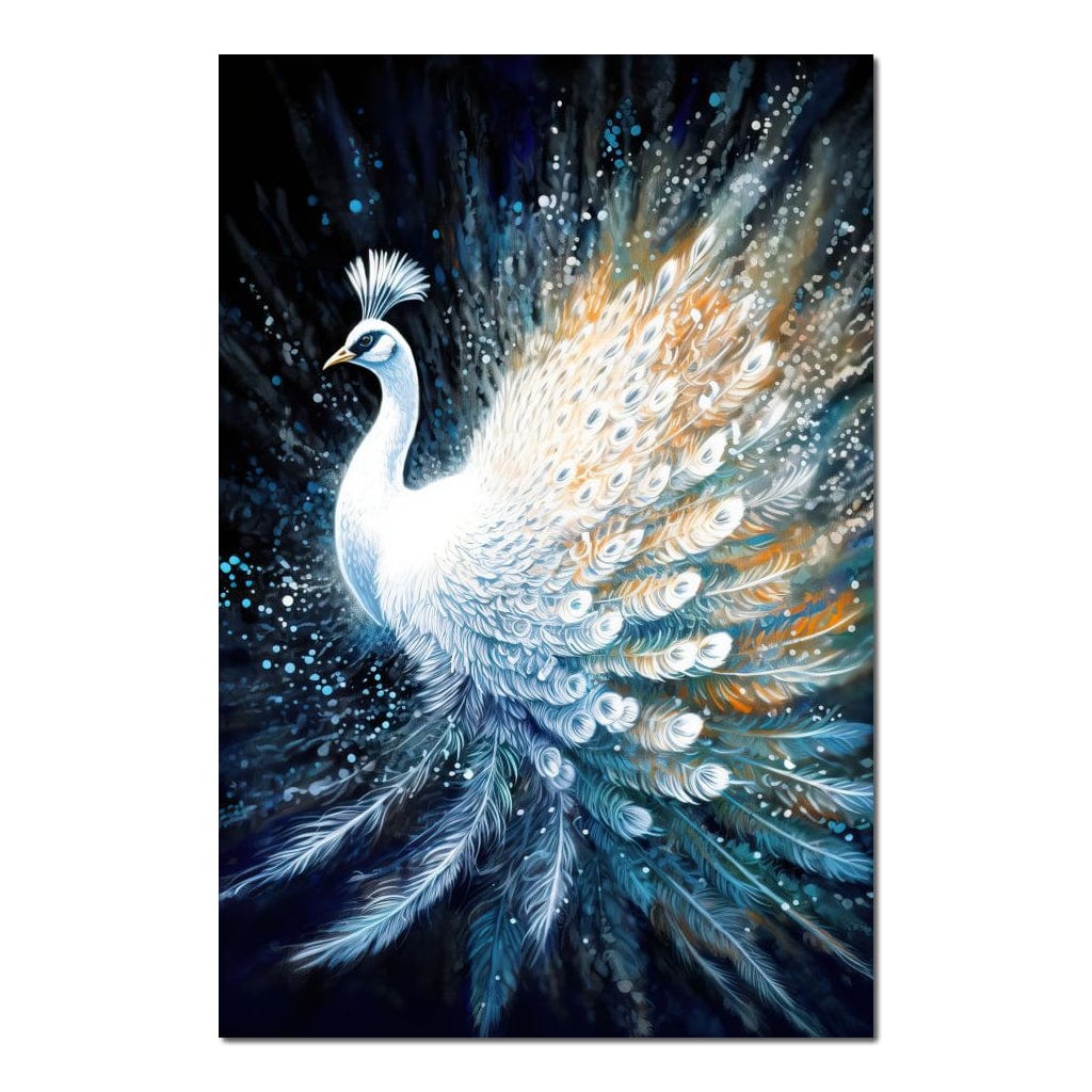 Peacock Grace HinduOmDesigns Poster / 20" x 30" Posters, Prints, & Visual Artwork hindu canvas wall art MUTOFTYQ