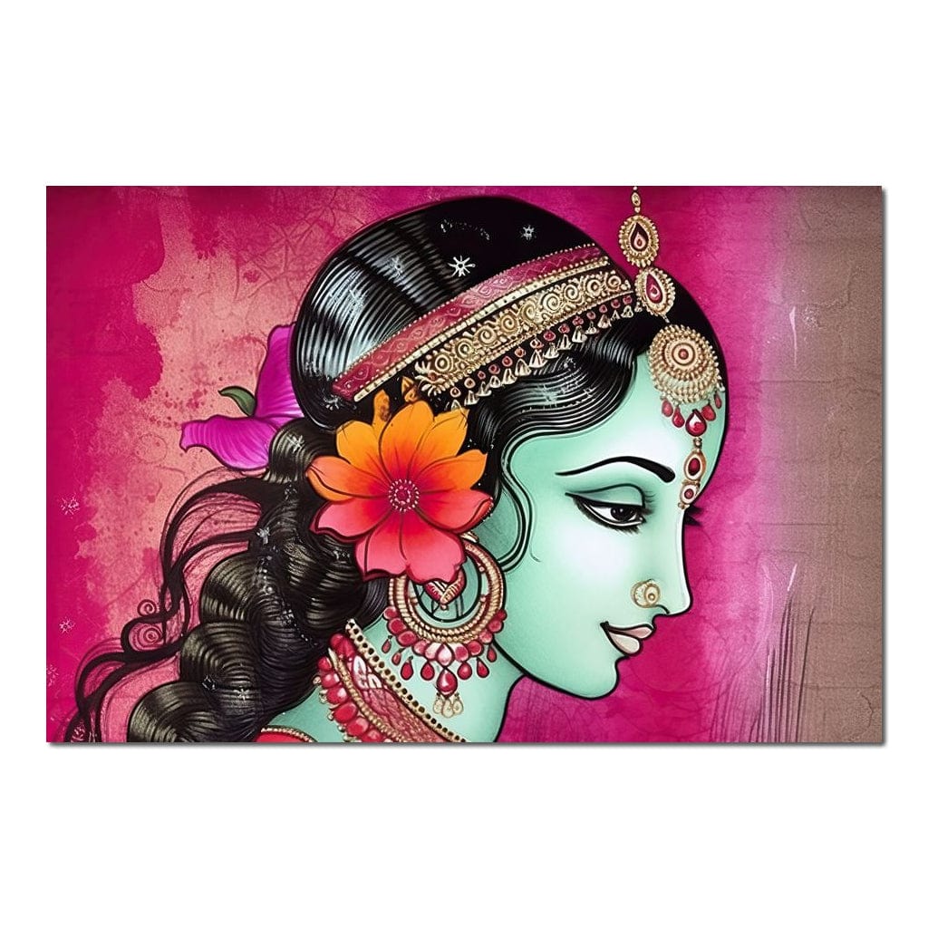 Radha's Grace HinduOmDesigns Poster / 30" x 20" Posters, Prints, & Visual Artwork hindu canvas wall art 5BR6K5KI