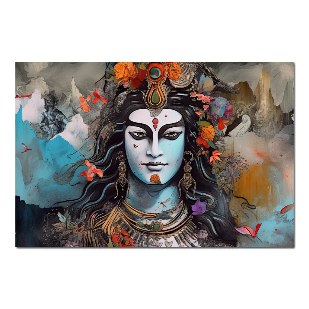 Divine Reflection HinduOmDesigns Poster / 30" x 20" Posters, Prints, & Visual Artwork hindu canvas wall art 107I78KT
