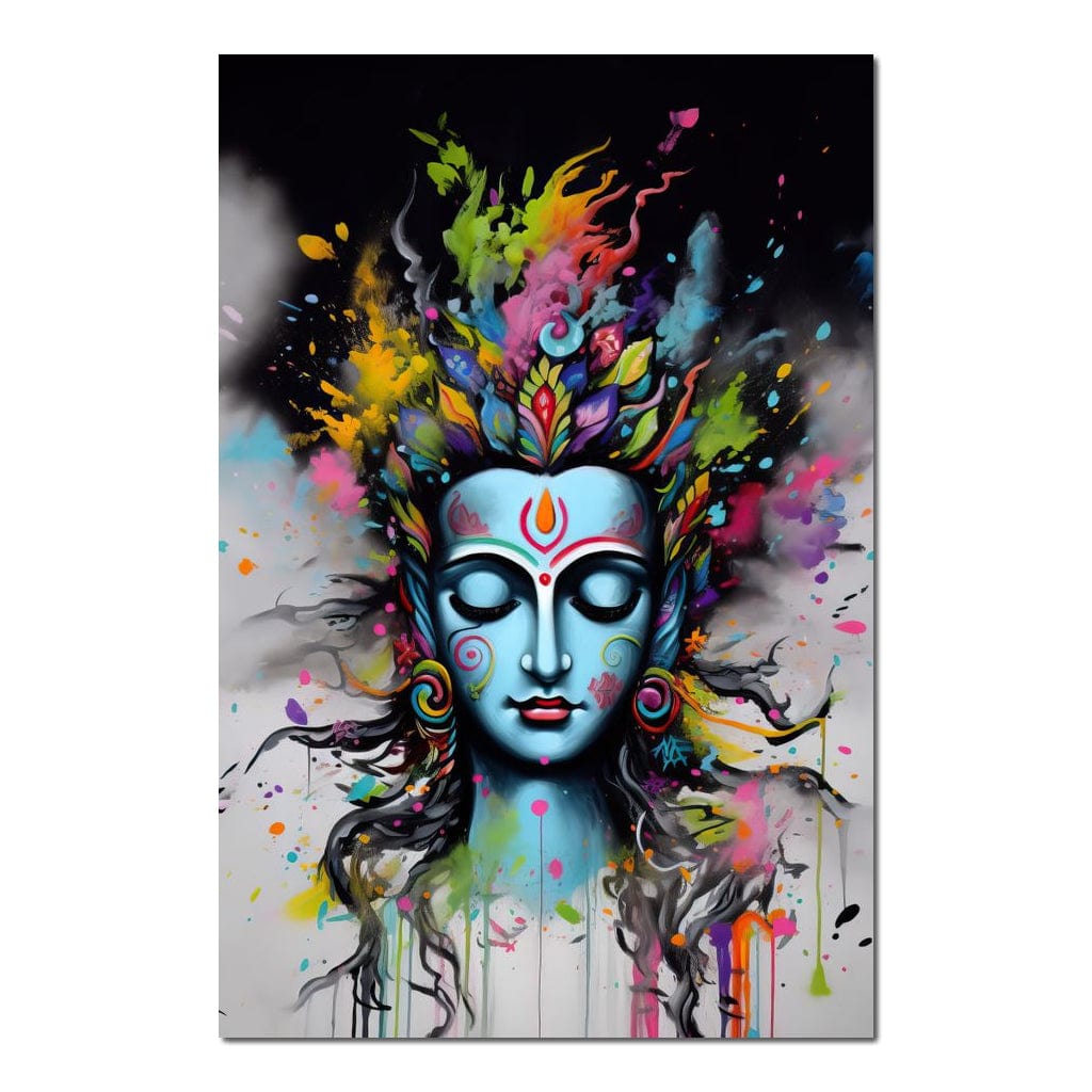 Heavenly Shiva HinduOmDesigns Poster / 20" x 30" Posters, Prints, & Visual Artwork hindu canvas wall art GFWSU0Z1